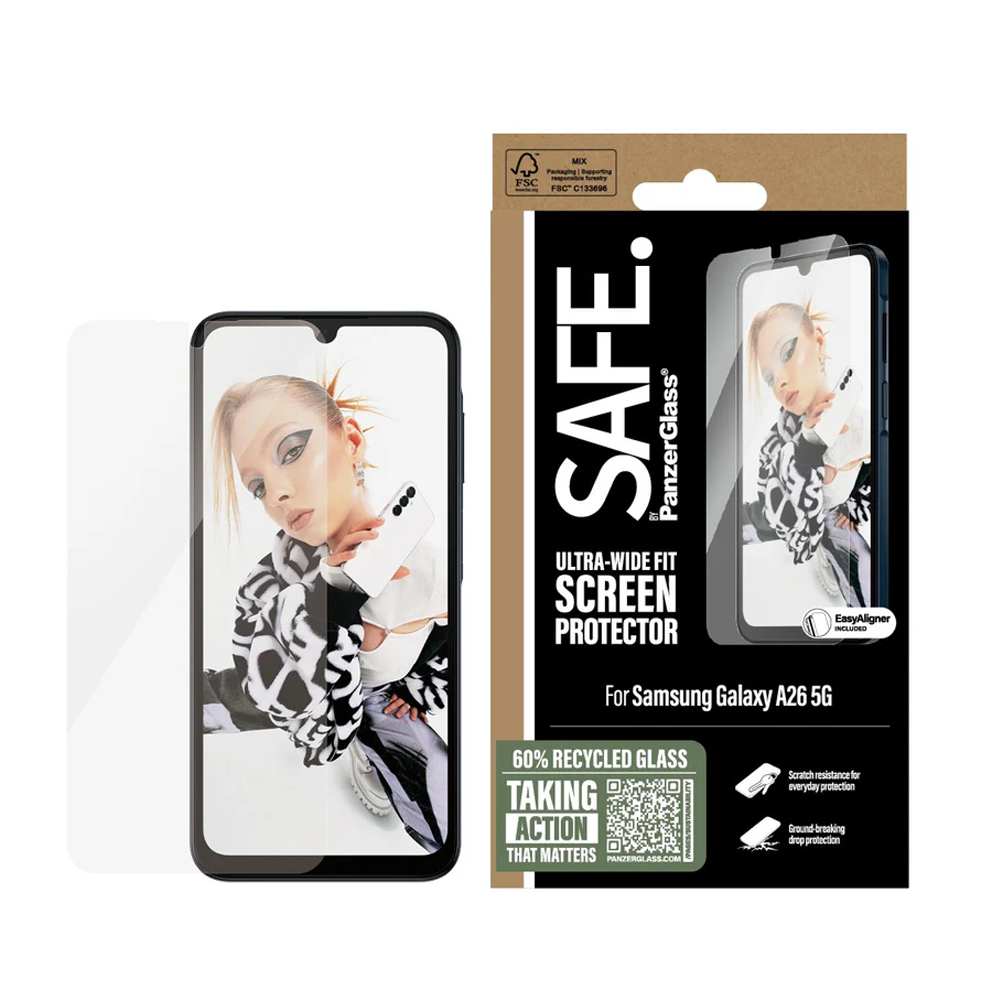 SAFE Screen Protector with Aligner for Samsung A26