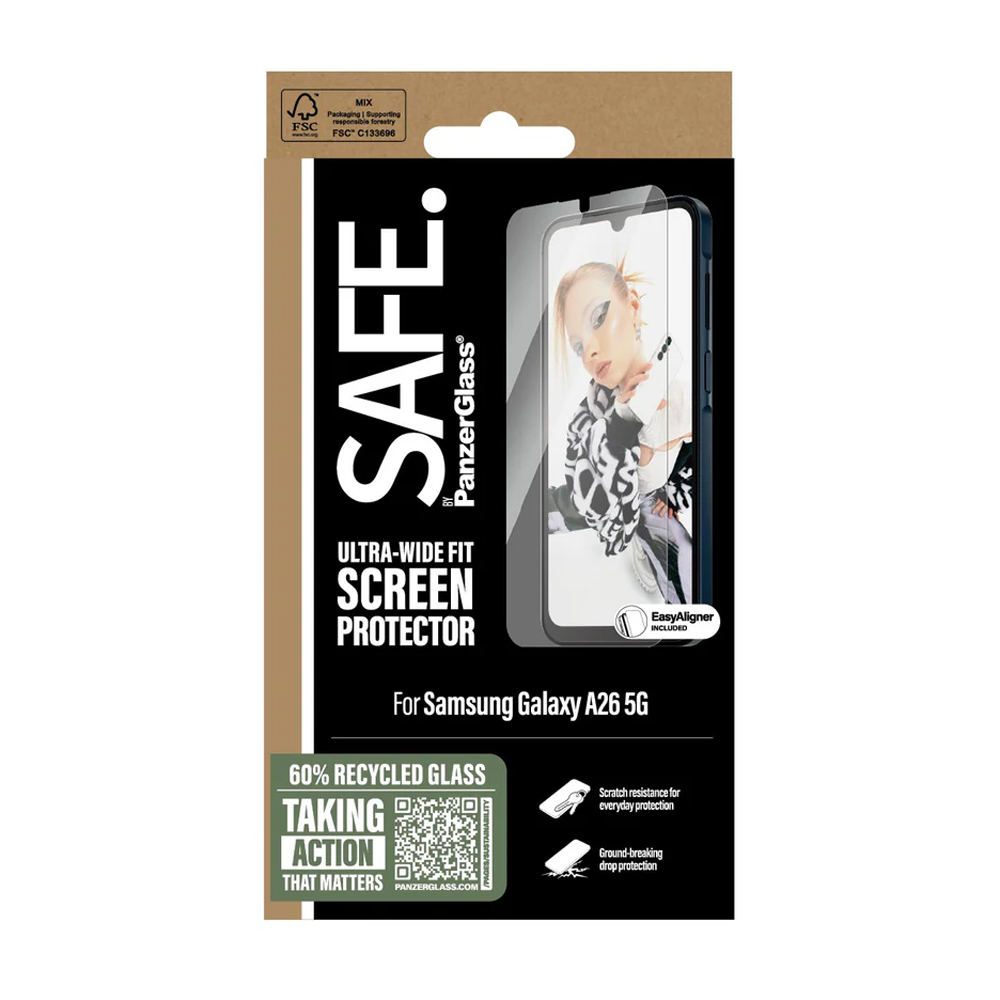 SAFE Screen Protector with Aligner for Samsung A26
