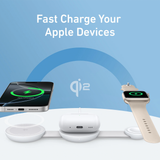 Anker Qi2 15W Foldable 3-In-1 Wireless Charging Pad